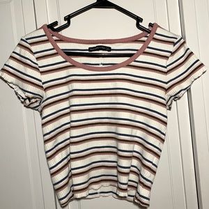 Abercrombie and Fitch striped short sleeve